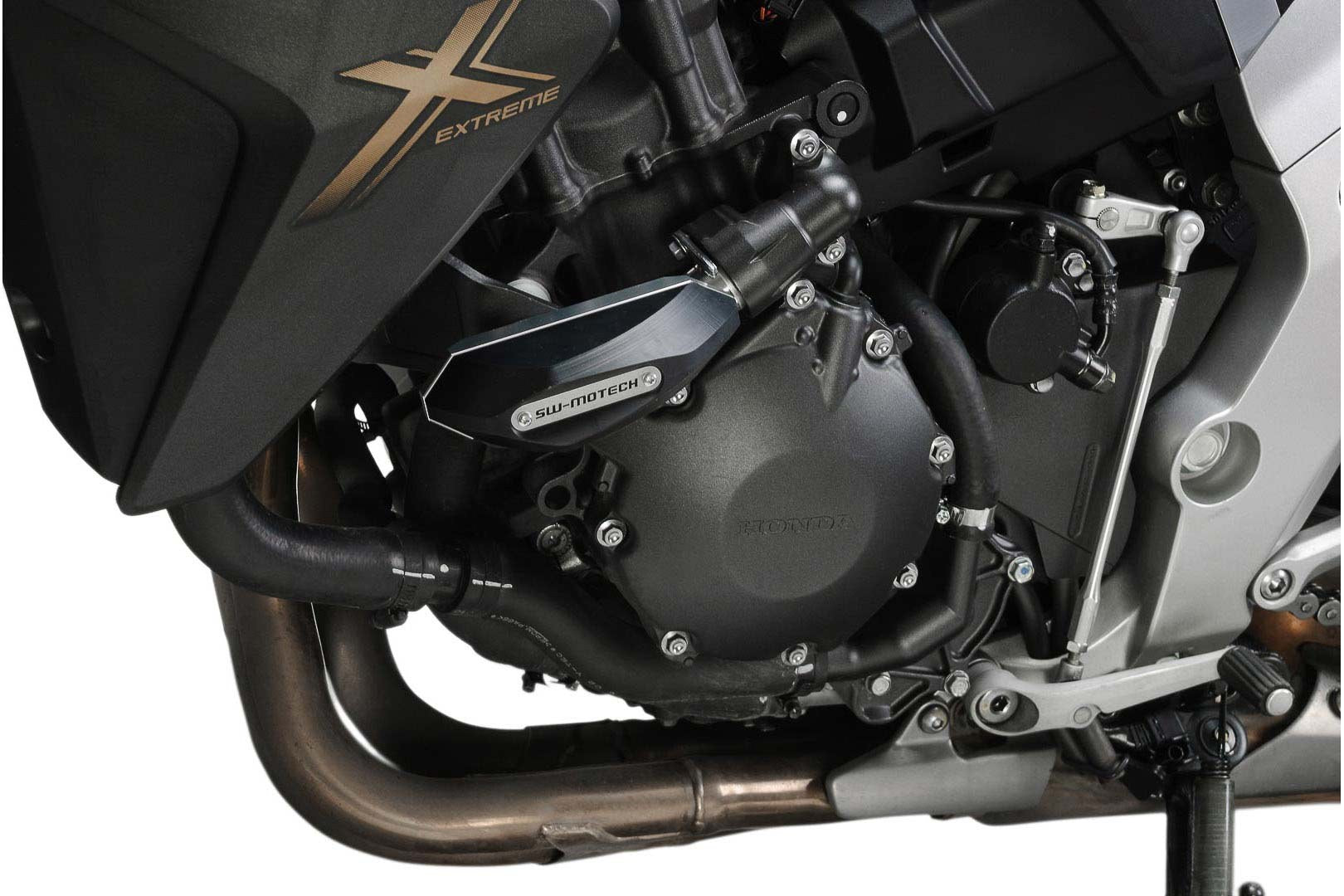 [STP.01.590.10000/B] Kit tamponi di protezione per telaio Nero. Honda CB1000R (08-17).