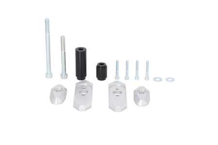 [STP.06.590.81200/B] Kit montag. per tamp. di prot. inc. piatti adatt. Nero. Yamaha Tracer 9 / GT (20-) / GT+ (22-).