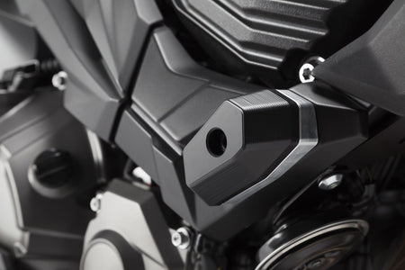 [STP.08.286.10000/B] Kit tamponi di protezione per telaio Nero. Kawasaki Z 800 (12-16).