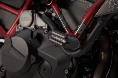 [STP.08.590.11700/B] Kit tamponi di protezione per telaio Nero. Kawasaki Z H2 (19-).