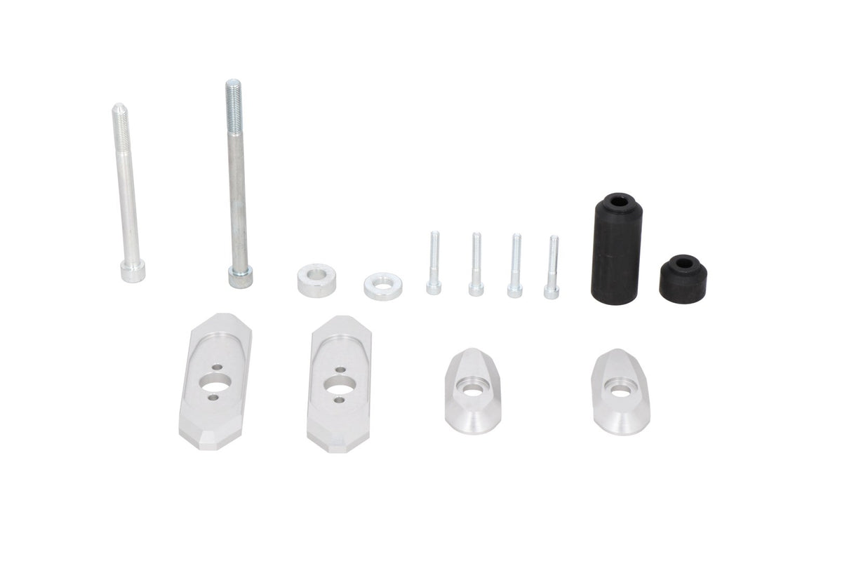 [STP.08.590.81800/S] Supporto per tamponi di protezione Argento. Kawasaki Ninja ZX4-RR (23-).