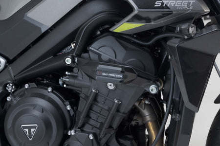 [STP.11.590.10400/B] Kit tamponi di protezione per telaio Nero. Triumph Street Triple (12-).