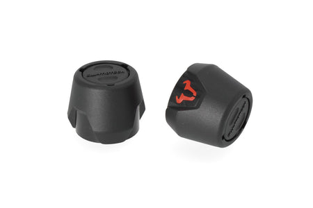 [STP.17.176.10100/B] Kit tamponi di protezione per asse anteriore Nero. Moto Guzzi V100 Mandello/S, V85/TT/Strada.