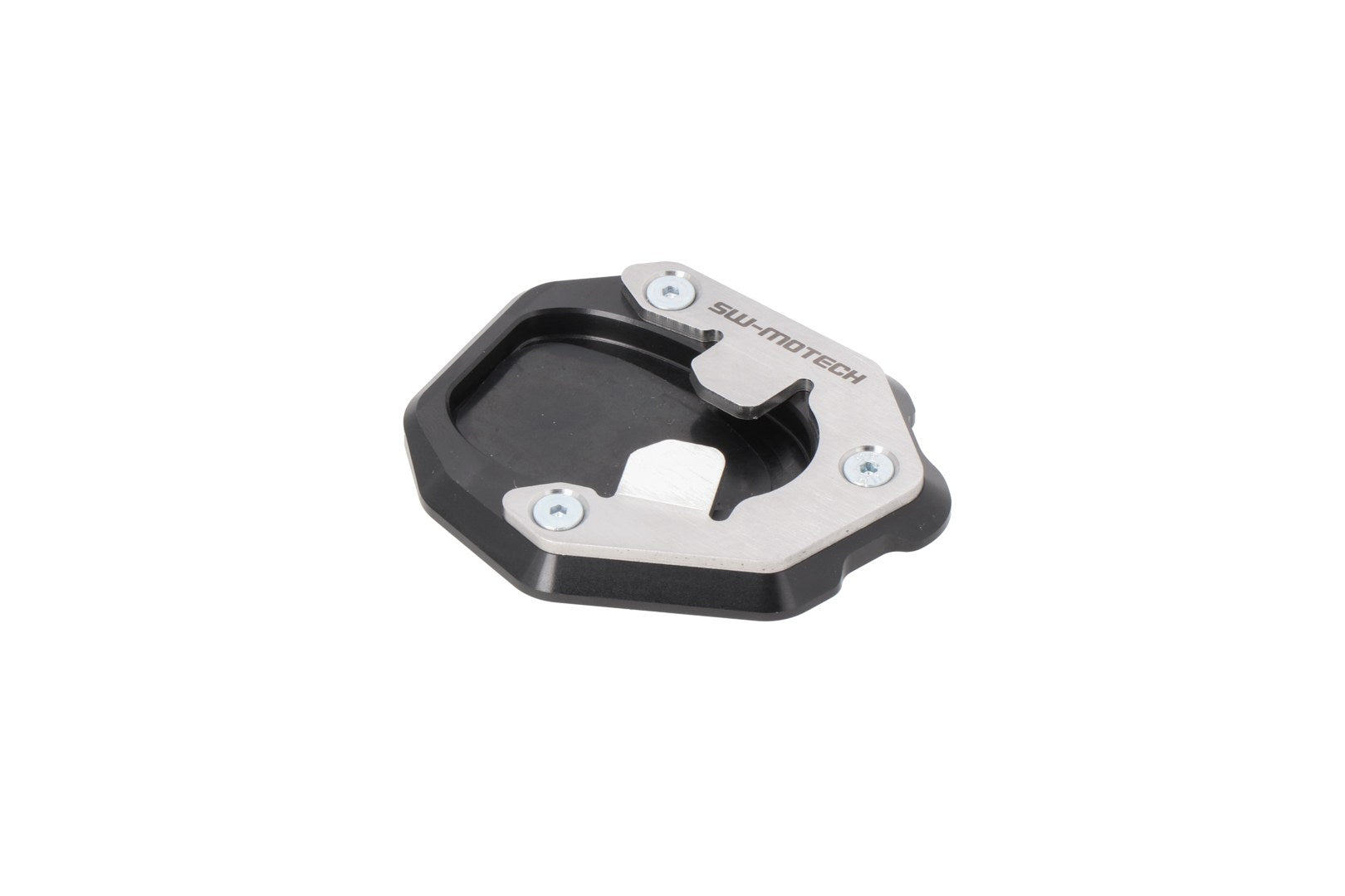 [STS.04.792.10200] Base maggiorata per cavalletto laterale Nero/Argento. KTM 1290 Super Duke GT (22-).