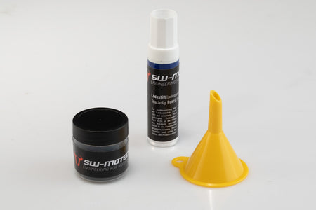 [SW.ZUB.00.001.30000/B] Kit di riparazione vernice Nero satinato brillante.