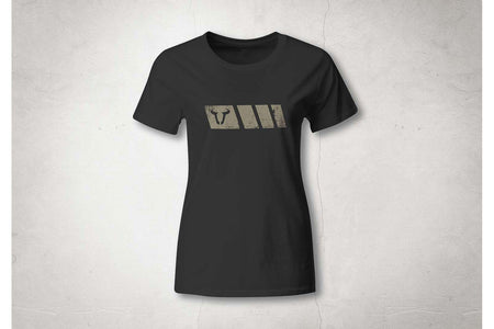 [WER.BKL.010.S.10001] T-Shirt Legend Gear. Nero. Da donna. Taglia S.