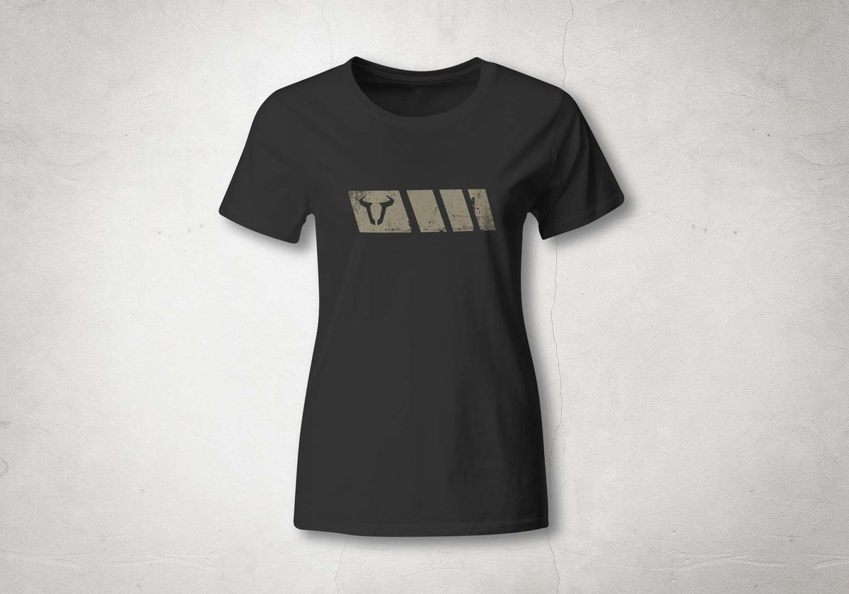[WER.BKL.010.XL.10001] T-Shirt Legend Gear. Nero. Da donna. Taglia XL.