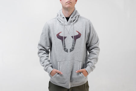 [WER.BKL.020.XXL.10002] Felpa con cappuccio Street Line. Grigio. Unisex. Taglia XXL.
