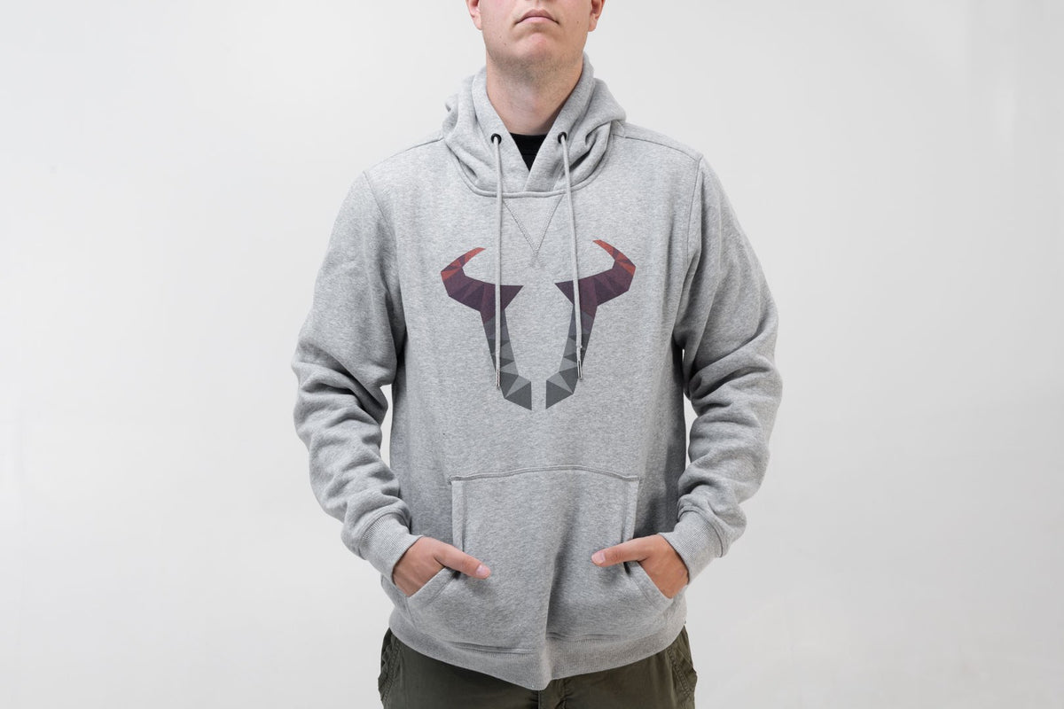 [WER.BKL.020.XXXL.10002] Felpa con cappuccio Street Line. Grigio. Unisex. Taglia XXXL.