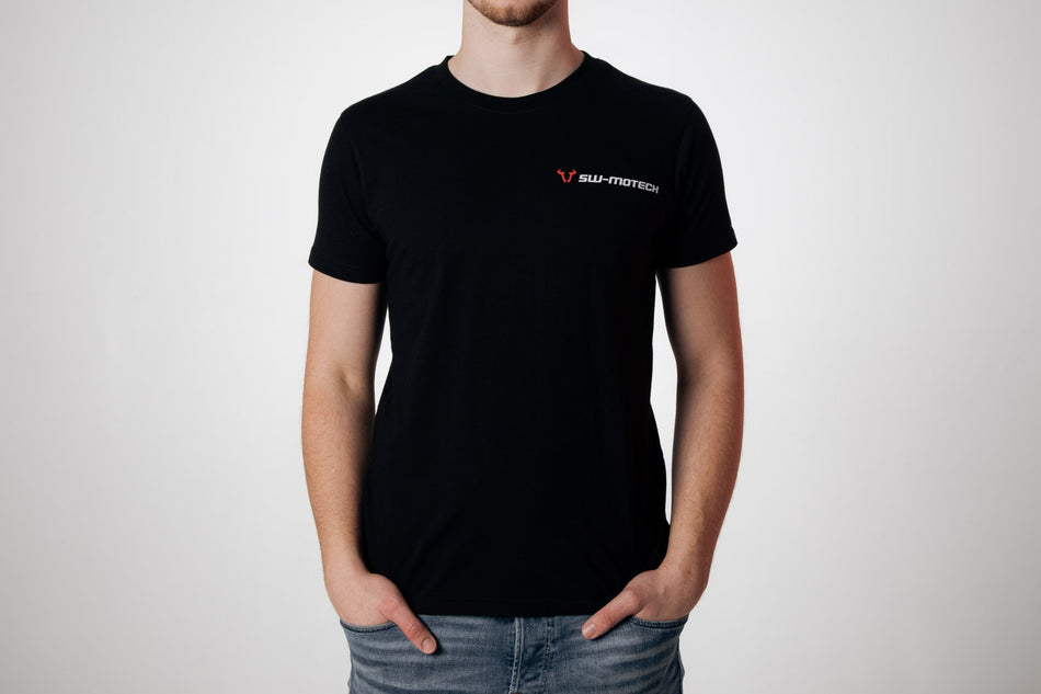 [WER.BKL.027.M.10000] T-Shirt Core Line. Nero. Da uomo. Taglia M.