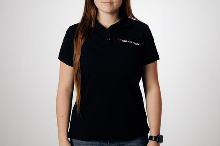 [WER.BKL.028.XL.10000] Polo team Core Line. Nero. Donna. Misura XL.