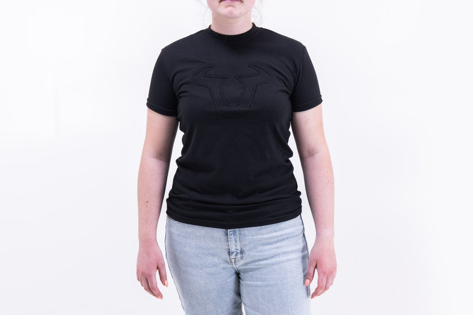 [WER.BKL.035.S.10000] T-shirt da donna - Black Edition Street Line. Nero. Donna. Taglia S