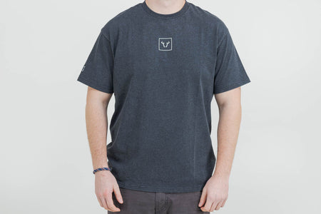 [WER.BKL.036.XXXL.10000] T-shirt unisex â€' Riders Line Grigio scuro. Optic Wash. Unisex. Taglia 3XL.