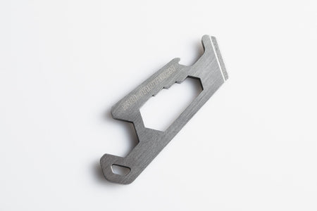 [WER.GIV.022.10000] Portachiavi Multitool Acciaio inox. Con logo.