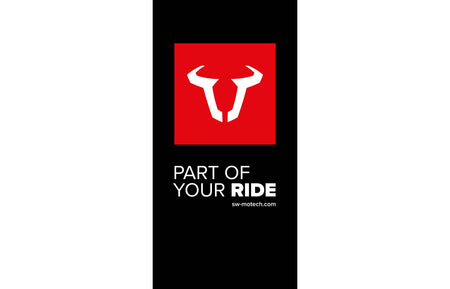 [WER.POS.028.10000] Banner con logo Dimensione: 1000 mm x 2000 mm.