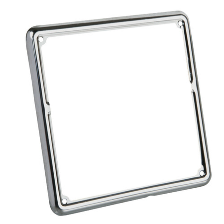CORNICE TARGA IN ACCIAIO INOX LAMPA 90149