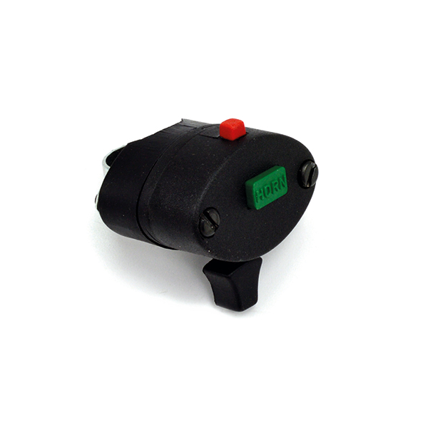 INTERRUTTORE LUCI DEVIATORE C/FASCETTA NERO PER MOTORINO GARELLI VIP 50