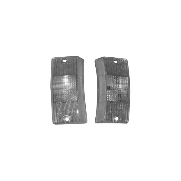 PLASTICA FANALE FRECCIA ANTERIORE BIANCO DX PER PIAGGIO VESPA PX 2001>