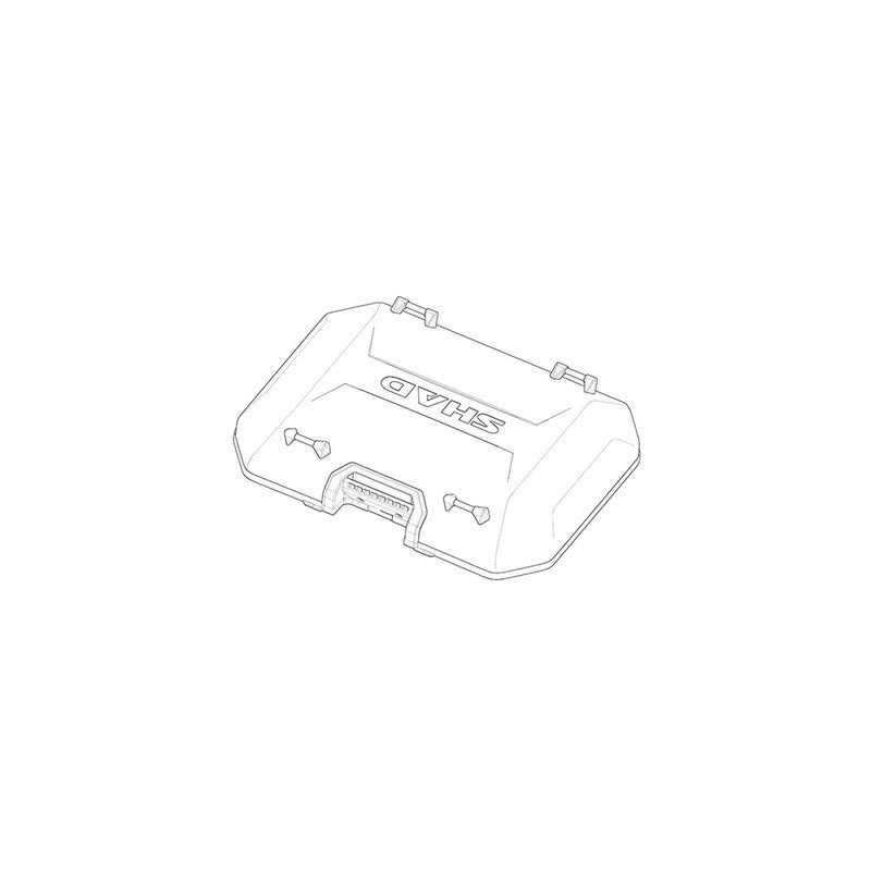 COVER BAULETTO TERRA TR48/TR37ALLUMINIO NERO SHAD SDC1007 - foto originale