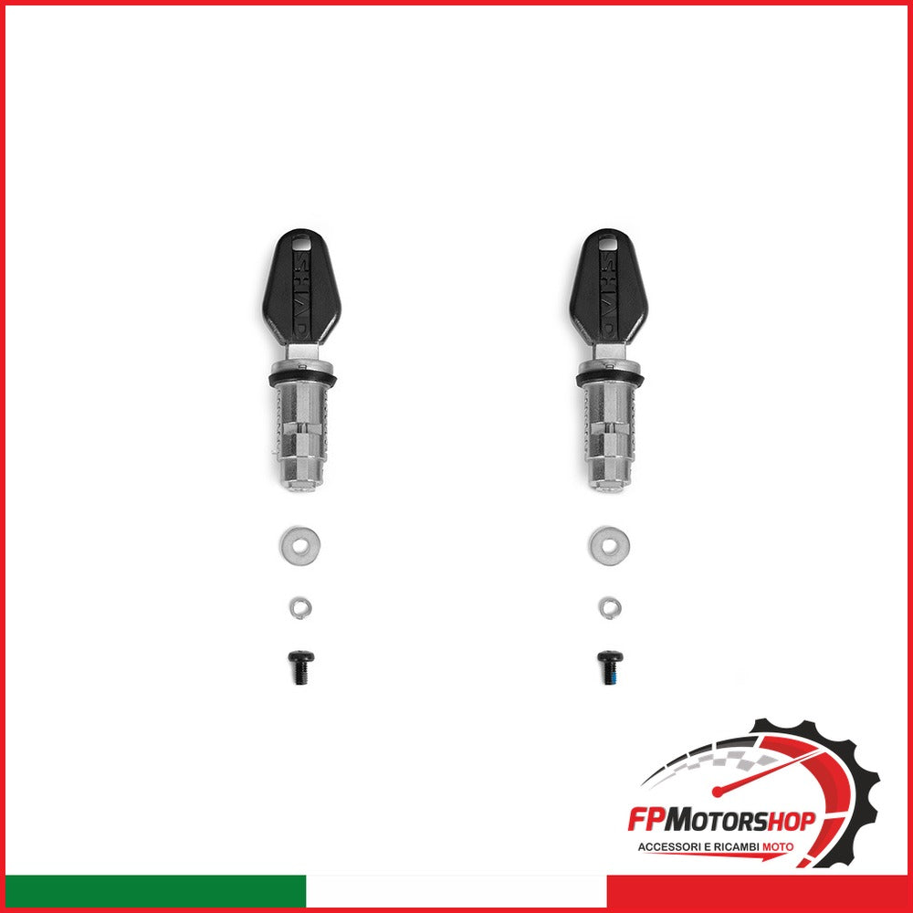 KIT BLOCC. E 2 CHIAVI NEREBORSE LAT. SH38X TR40 SHAD SDC1111 - foto brandizzata