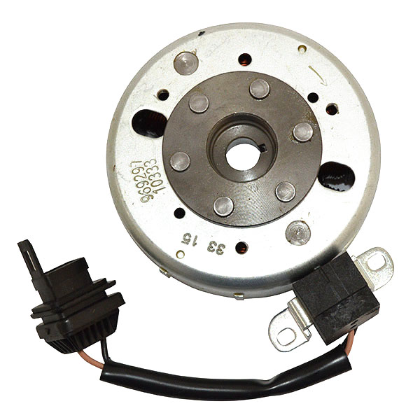 VOLANO MAGNETE 12 POLI PER PIAGGIO FLY 50/100 4 TEMPI APRILIA SCARABEO 4T / RST