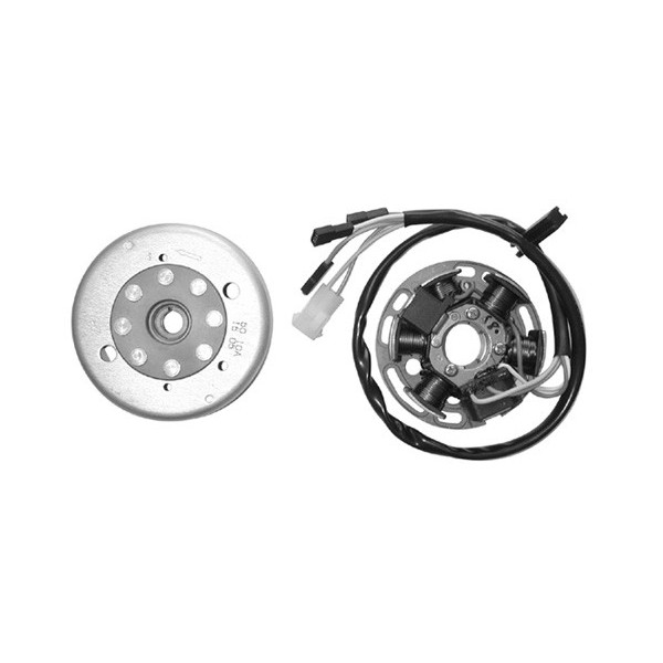 VOLANO ROTORE MAGNETE 6 POLI COMPLETO DERBI SENDA 50 APRILIA RX 2006-2016