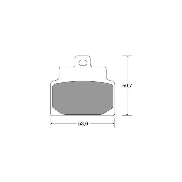 COPPIA PASTIGLIE FRENO ANTERIORE PER APRILIA SCARABEO 2T 100 2000-2001