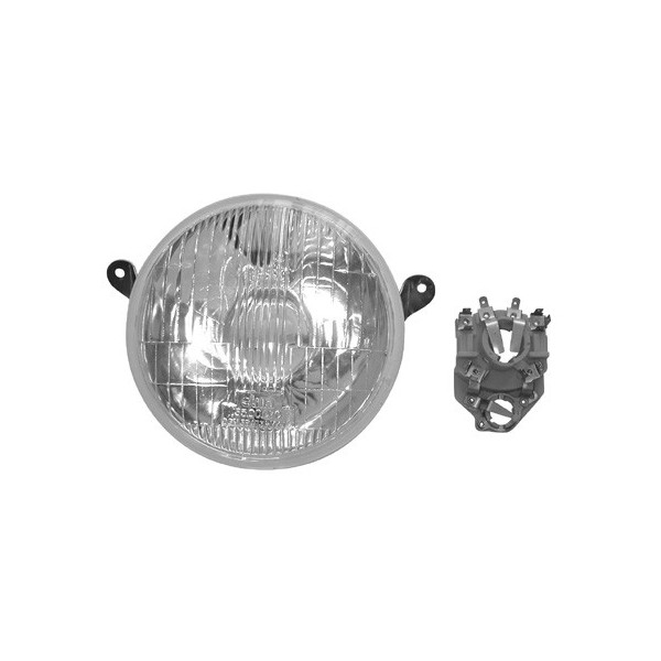 FARO ANTERIORE TONDO C/PORTALAMPADA PER PIAGGIO VESPA PX/PE PX 125 77>82