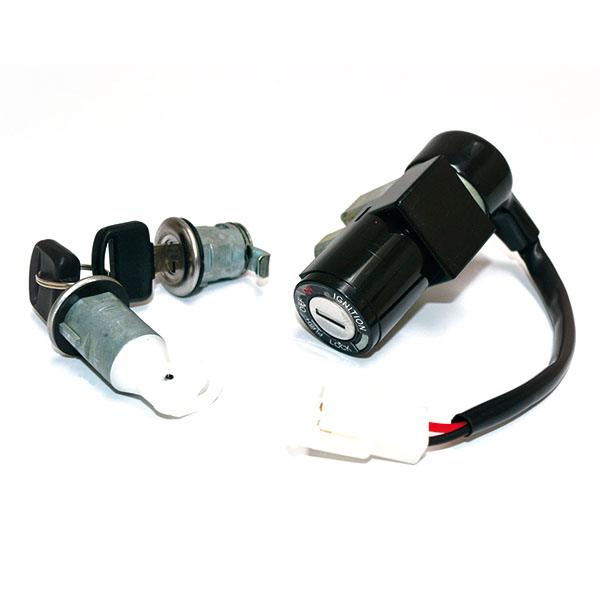 KIT BLOCCASTERZO SERRATURE SELLA BAULETTO PER HONDA SH 50 96>01 100 SCOOPY FIFTY