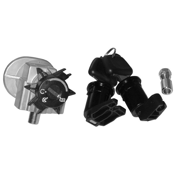 KIT BLOCCASTERZO SERRATURE SELLA BAULETTO PER PEUGEOT 50/125/150 ELYSEO-ELYSTAR