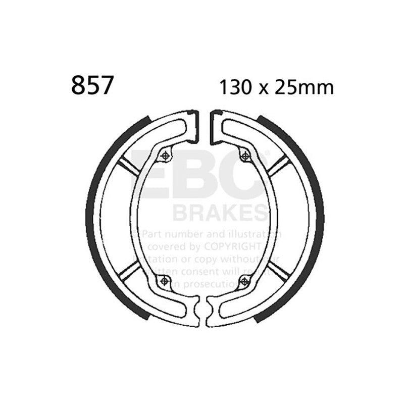 GANASCE PEUGEOT ELYSEO 125/150 99-01 EBC 857 1999-2001