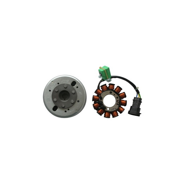VOLANO ROTORE MAGNETE PER SCOOTER PIAGGIO 50 4T 4V FLY VESPA APRILIA SCARABEO