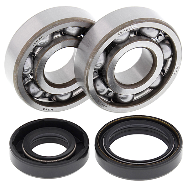 KIT CUSCINETTI PARAOLIO ALBERO MOTORE 24-1008 ALL BALLS PER MOTO KAWASAKI KX 125
