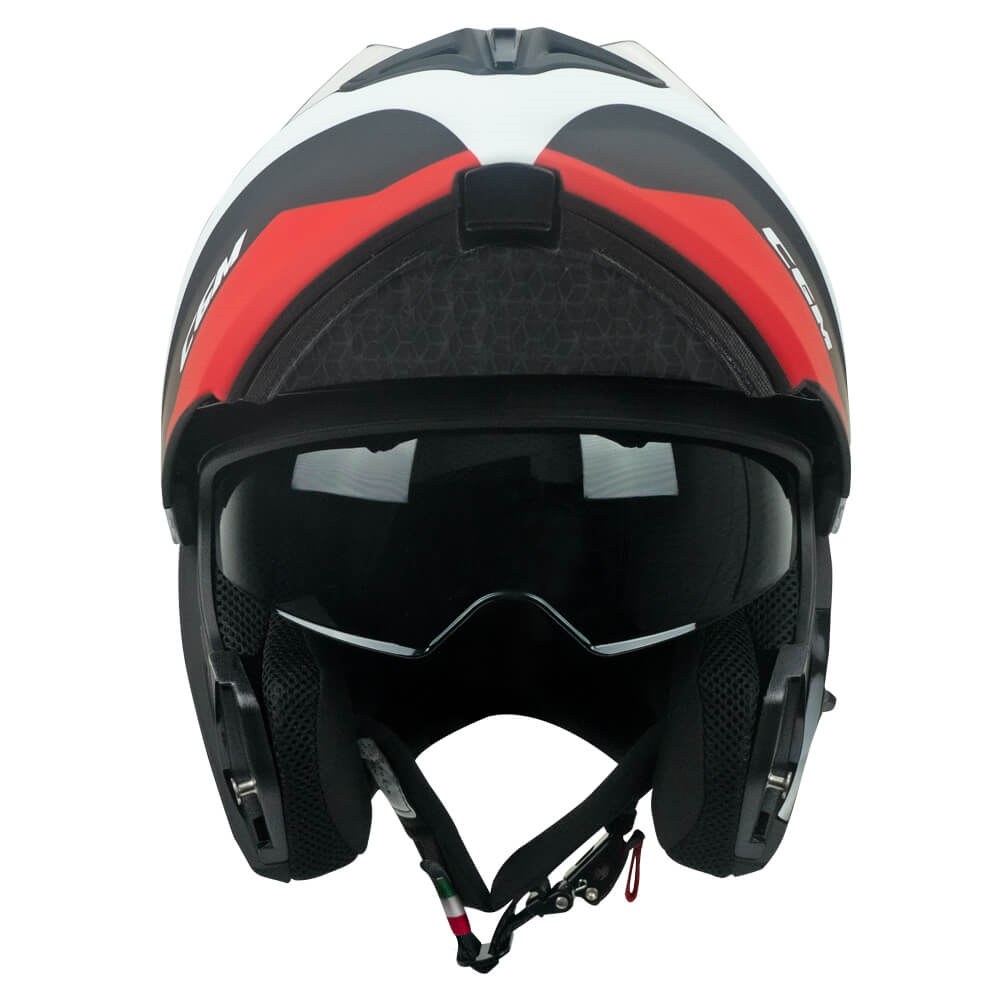 [568G-ALV-03-XS] 568G BER DRESDA NERO ROSSO OPACO XS