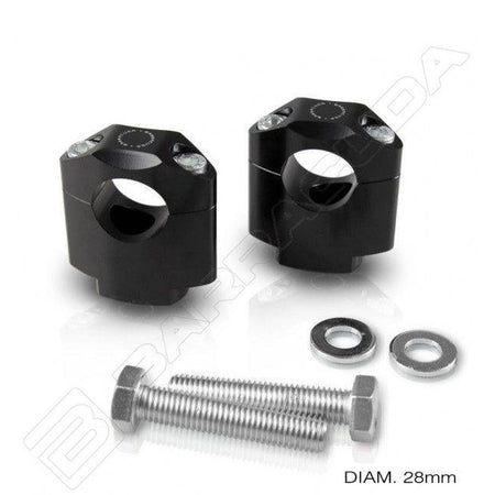 [N1017/U] BARRACUDA RISER UNIVERSALI colore: NERO diametro: 28