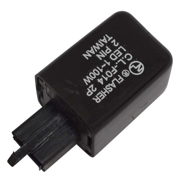 INTERMITTENZA RELE LUCI FRECCE PER MOTO 12V LED 100W 2 PIN HONDA YAMAHA SGR