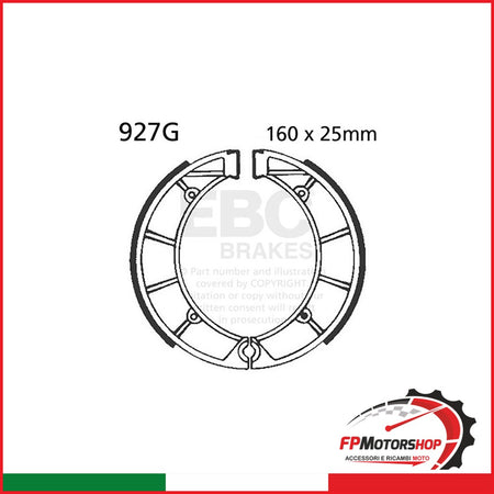 GANASCE MOTO MORINI KANGURO 83 EBC 927G -86 SCANALATE 1983-1986