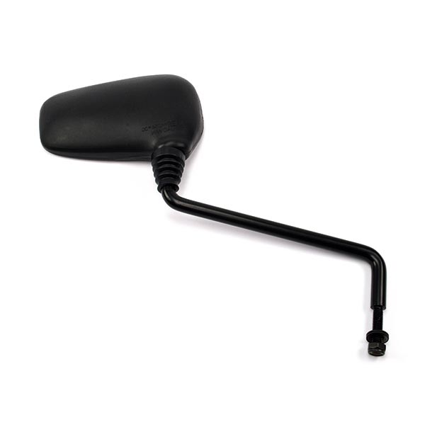 SPECCHIO SPECCHIETTO RETROVISORE NERO DX PER APE TMP602>703 BRACCIO LUNGO