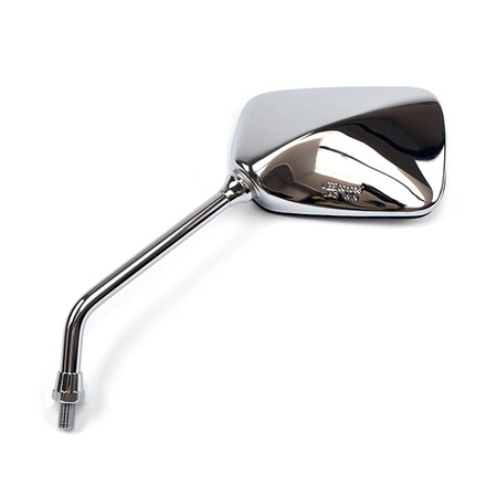 SPECCHIO SPECCHIETTO RETROVISORE CROMATO SX PER MOTO RETTANGOLARE UNIVERSALE