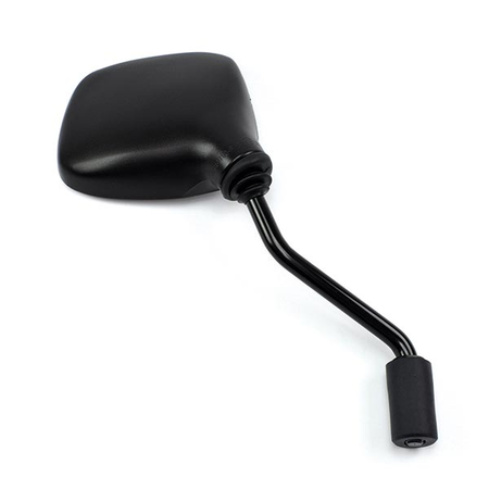 SPECCHIO SPECCHIETTO RETROVISORE NERO DX PER MOTO APRILIA PEGASO 650>CUBE