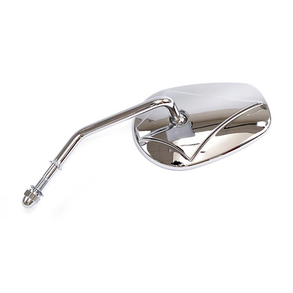 SPECCHIO SPECCHIETTO RETROVISORE CROMATO SX PER MOTO HARLEY-DAVIDSON 2003>