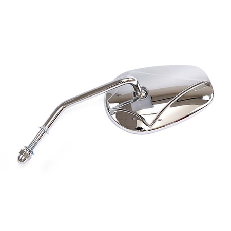 SPECCHIO SPECCHIETTO RETROVISORE CROMATO SX PER MOTO HARLEY-DAVIDSON 2003>
