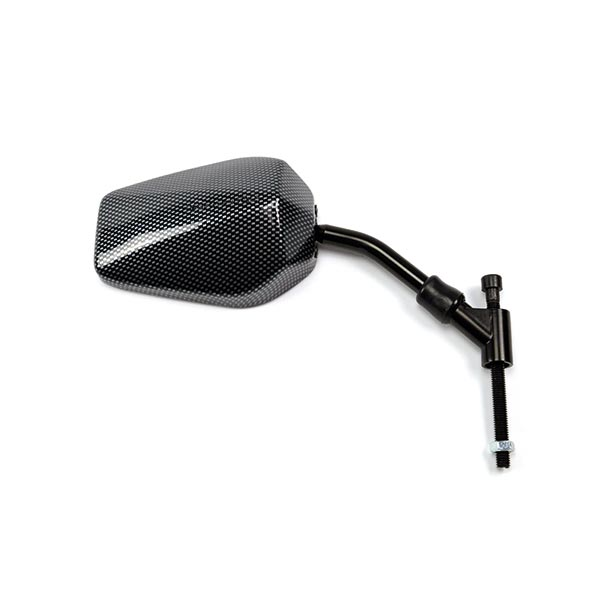 SPECCHIO SPECCHIETTO RETROVISORE CARBON DX PER SCOOTER PEUGEOT 50 XRACE METAL-X