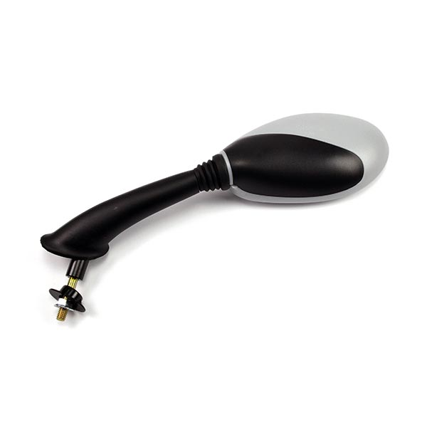 SPECCHIO SPECCHIETTO RETROVISORE NERO GRIGIO SX PER SCOOTER PIAGGIO VESPA ET2