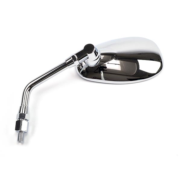 SPECCHIETTO RETROVISORE CROMATO DX SX PER SCOOTER PIAGGIO BEVERLY CRUISER