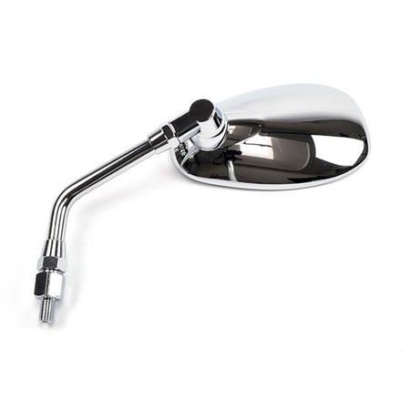 SPECCHIETTO RETROVISORE CROMATO DX SX PER SCOOTER PIAGGIO BEVERLY CRUISER