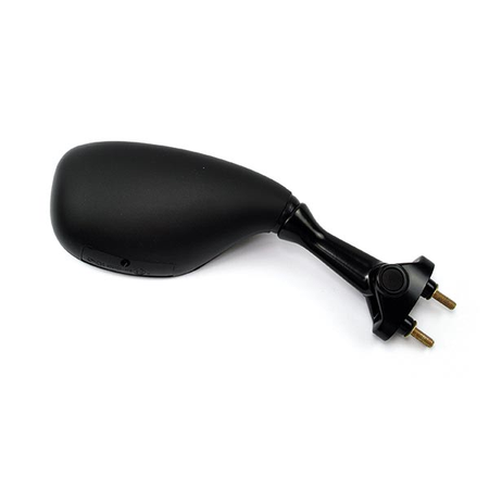 SPECCHIO SPECCHIETTO RETROVISORE NERO DX PER MOTO KAWASAKI ZX 6R 636 03>