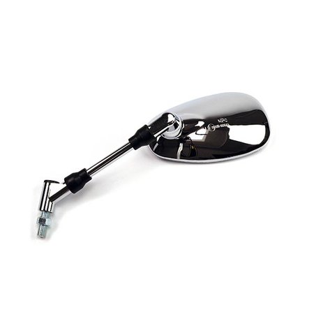 SPECCHIO SPECCHIETTO RETROVISORE CROMATO SX PER MOTO YAMAHA FZ6 600