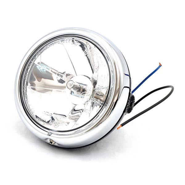 FARO FANALE ANTERIORE TONDO 127mm 12V H3 S/LUCE POSIZIONE PER MOTO UNIVERSALE