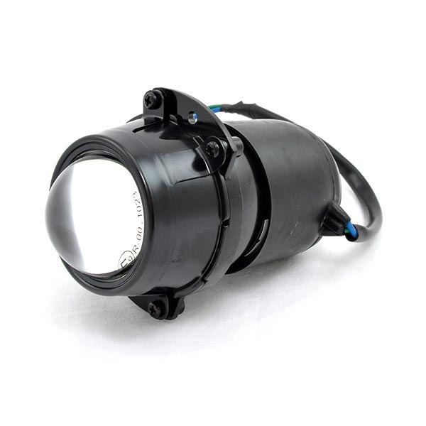 FARO FANALE ANTERIORE ELLISSOIDALE NERO H1 ABBAGLIANTE PER MOTO SCOOTER